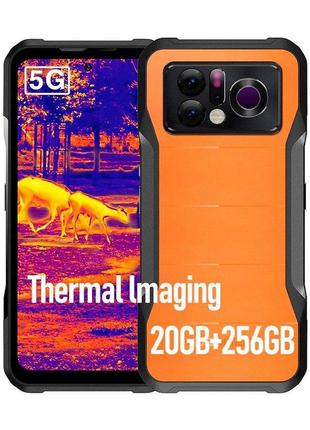 Захищений смартфон doogee v20 pro 5g 12/256gb orange nfc2 фото