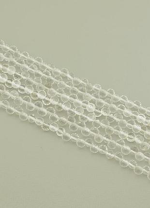 Нитка горный хрусталь 39 см. (без замка)