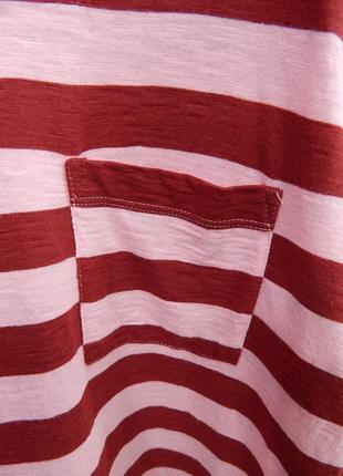Хлопковый лонгслив реглан кофточка футболка длинный рукав в полоску тельняшка полосатый6 фото