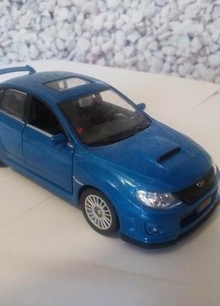 Субару імпреза subaru impreza wrx машинка метал