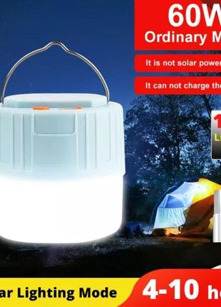 Сонячний світлодіодний ліхтар для кемпінгу з usb-акумулятором. лампа для барбекю намету, портативний ліхтар, аварійне освітлення
