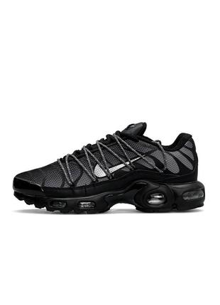 Мужские кроссовки nike air max plus utility black черные спортивные кроссовки найк айр макс плюс