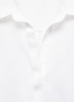 Удлиненная рубашка из льна4 фото