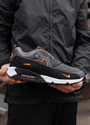 Air max 90 silver orange