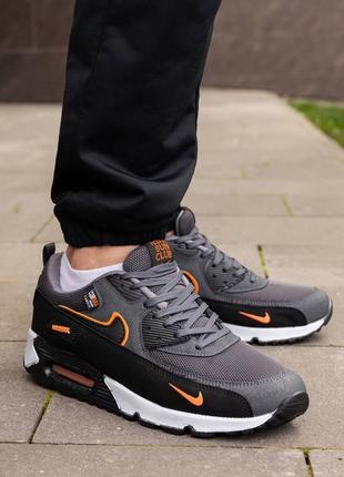 Air max 90 silver orange5 фото