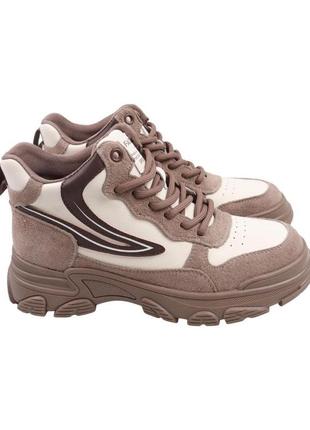 Ботинки женские berisstini капучино натуральная кожа, 38