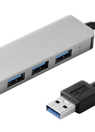 Хаб (концентратор) byl-2013u usb на 4 usb 3.0 silver (dc6919)