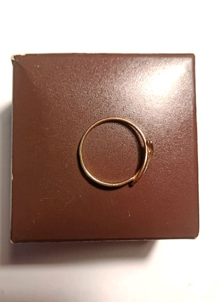 Каблучка перстень колечко 585 жовте біле золото класика подарунок4 фото