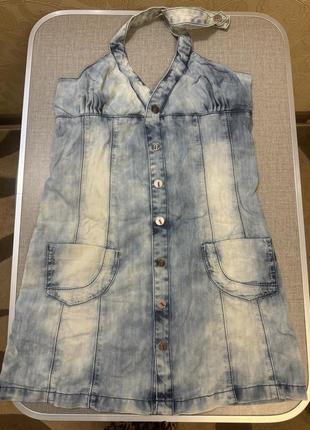 Сарафан джинсовый