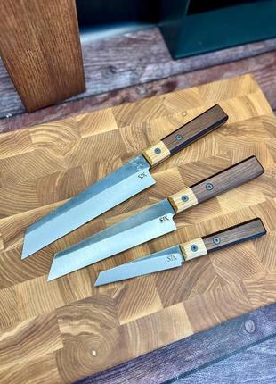 Кухонный набор ножей ручной работы из 3 штук кирицуке, ножи из нержавеющей стали 1.4116, отличный подарок жене