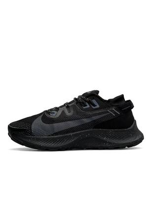 Мужские кроссовки nike pegasus trail 2 black черные легкие спортивные найк пегасус