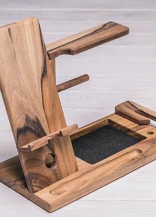 Тримач підставка органайзер аксесуар для телефона годинника ручок гаманця смартфона з логотипом