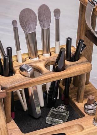 Женский органайзер для косметики украшений бижутерии макияжа кисточек помады туши из...