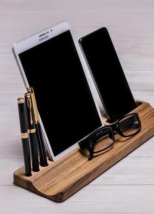 Настольная подставка держатель для очков ключей телефона смартфона ipad iphone galaxy паспорта ручек