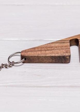 Аксессуар деревянный брелок для ключей подставка держатель органайзер для телефона iphone смартфона5 фото