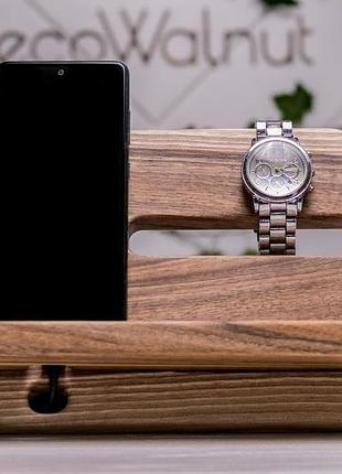 Органайзери подарунки з дерева ecowalnut для годинників ручок телефона гаманця iwatch iphone airpods