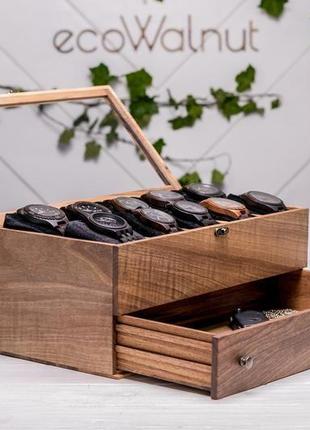 Органайзер для наручных часов с вашим логотипом коробочка для хранения с персональной...