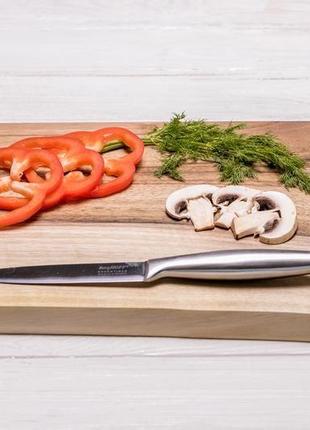 Доска кухонная деревянная досточка для кухни еды нарезки продуктов из дерева + логотип "живой край"1 фото