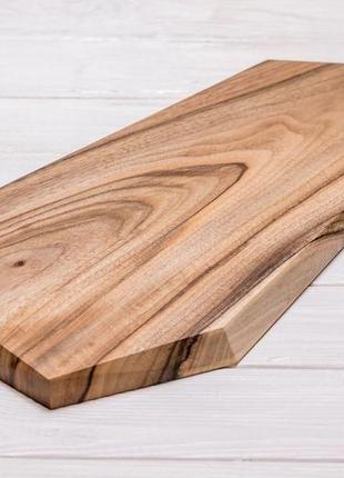 Доска кухонная деревянная досточка для кухни еды нарезки продуктов из дерева с логотипом "грани"6 фото