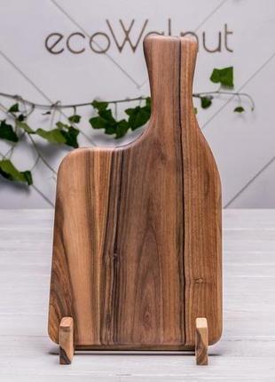 Дошка кухонна дерев'яна дощечка для кухні їжі нарізки продуктів з дерева з логотипом "колун"1 фото