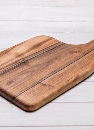 Дошка кухонна дерев'яна дощечка для кухні їжі нарізки продуктів з дерева з логотипом "колун"5 фото