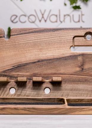 Настольная подставка органайзер аксессуар держатель для гаджетов смартфона часов...