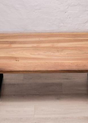 Деревянный дизайнерский стол в стиле лофт loft в офис зал спальню прихожую с...