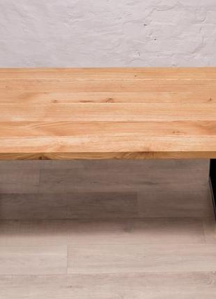 Деревянный дизайнерский стол в стиле лофт loft в офис зал спальню прихожую с...