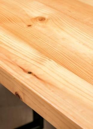 Офисный лакированный журнальный деревянный обеденный стол столик под заказ из...