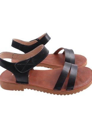 Босоонжки женские farinni черные натуральная кожа, 39