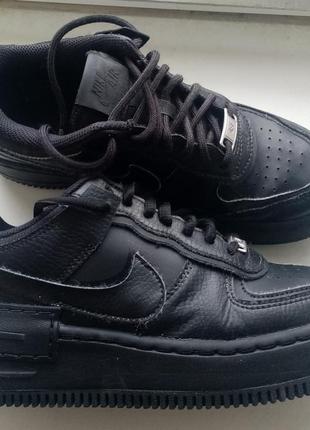 Оригінал. кросівки nike air force 1 shadow black ci0919-001