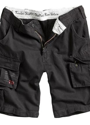 Surplus шорты surplus trooper shorts black gewas (l)