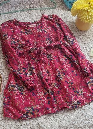 Удлиненная блуза, туника 3-4 года 4