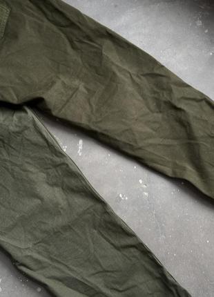 Чоловічі штани zara , зроблені з комбінованих матеріалів.4 фото