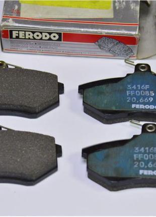 Гальмівні колодки передні audi 4000, 80 quattro, 90, coupe 1.8, 2