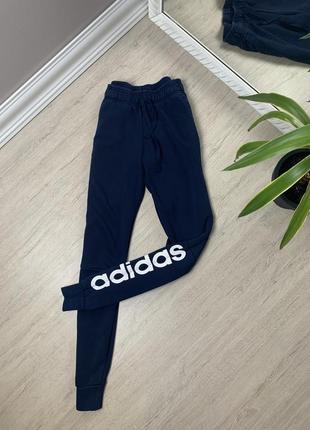 Adidas адидас женские лосины леггинсы штаны оригинал фитнес спорт синие