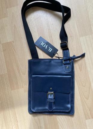 Кожаная сумка zara