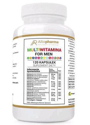 Вітаміни altopharma мультивітаміни для чоловіків adek b c wege –1 фото