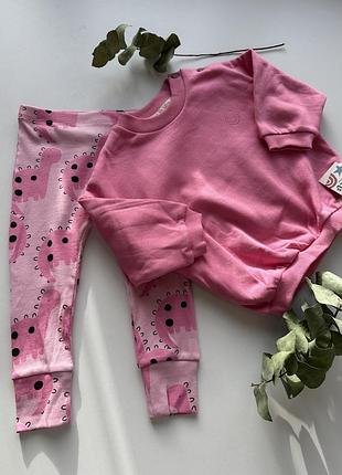 Костюм 9-12 мес 74-80 см george кофта лосины