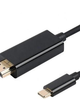 Кабель kotion each usb 3.1 type-c - hdmi 1.8 м.black (cc-utcth-b)