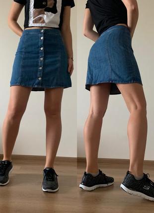 Спідниця джинсова h&m 38 us8