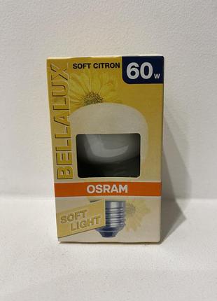 Osram soft citron e27 60 w лампа розжарювання