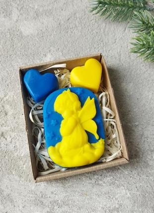 Мило " янгол " серце , жовто-блакитне , патріотичне1 фото