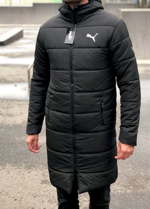 Зимова куртка подовжена puma7 фото
