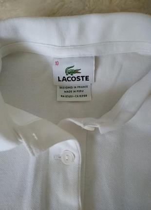 Поло платья lacoste3 фото