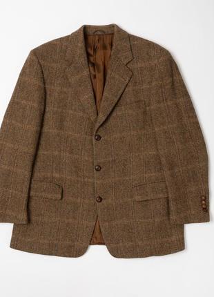 Barutti x harris tweed blazer jacket мужской пиджак