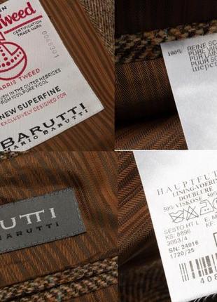 Barutti x harris tweed blazer jacket мужской пиджак10 фото