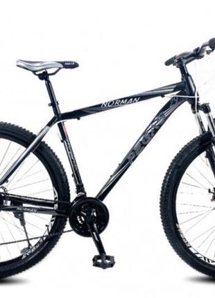 Велосипед pegas norman 29 чорно-сірий (безкоштовна доставка)