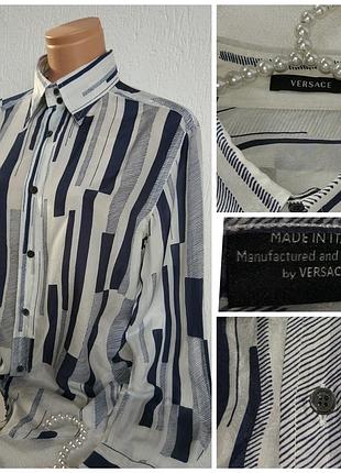 Фірмова стильна якісна натуральна блуза сорочка з шовку