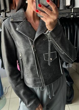 Шкіряна куртка косуха